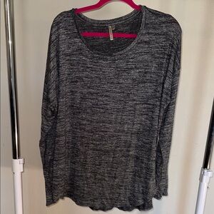 Banana Republic Charcoal Signature Long Sleeve Light Sweater, Capsule Staple